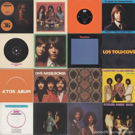 Iconic 70's Album Covers | Stable Diffusion Online