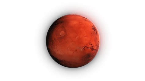 D Render Big Red Mars Planet Background On Galaxy Space Star Field D