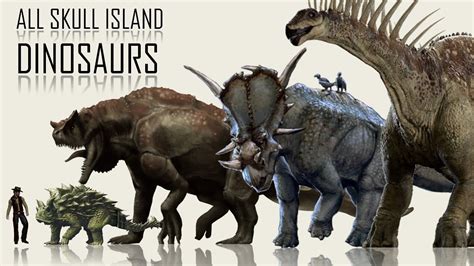 25 Skull Island Dinosaurs Size Comparison World Of Kong Youtube