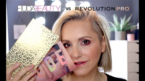 HUDA BEAUTY Nude VS REVOLUTION PRO Neutral Palette YouTube