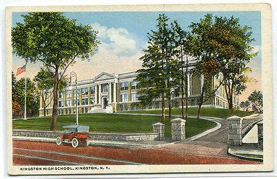 Kingston High School Kingston New York 1920c postcard | eBay