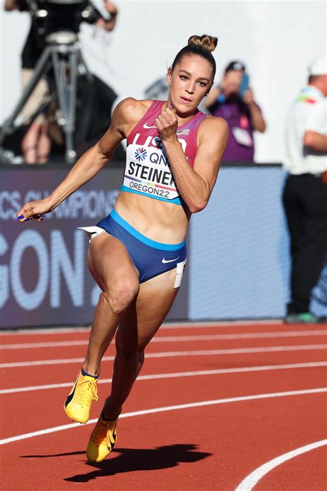 American Record Holder Abby Steiner Leads The Field In The Women’s 300m Will Face Prandini And