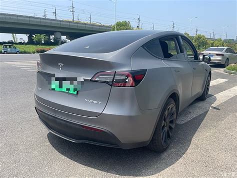 【图】22年3月上牌特斯拉model Y，原色贴灰膜已变更，2model Y论坛汽车之家论坛