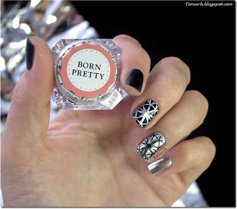 Серебряная пудра для ногтей Born Pretty 1g/box Mirror Powder Silver ...