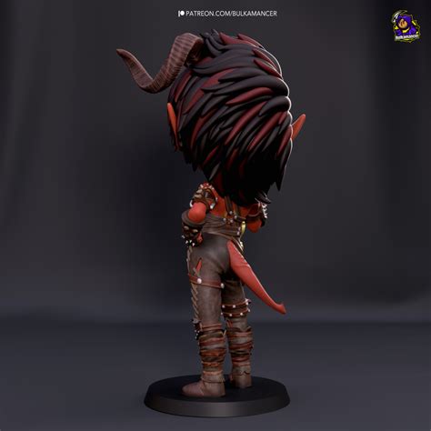 Baldurs Gate Iii Chibi Karlach Cliffgate Doublehitshop