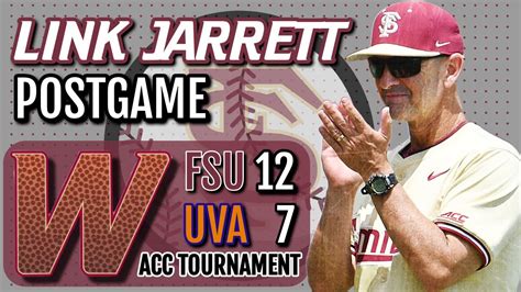 FSU Baseball Link Jarrett Says Florida State Deserves Top 8 National