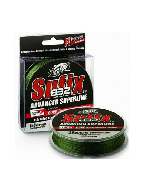 Шнур Sufix 832 Advanced Superline Braid Fishing Line 137 М. 20 LB (0.23 ...