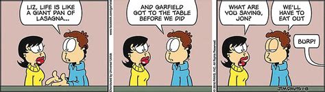 10 Funniest Garfield Comics Starring Jon Arbuckles Girlfriend Liz