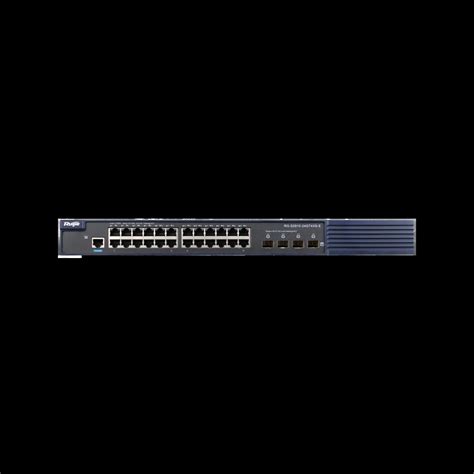 RG-S2910-24GT4XS-E 24-port Gigabit access switch, Four 10G Uplink Ports ...