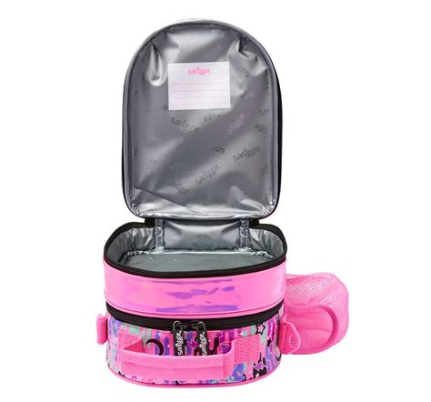 Smiggle Away Hard Top Lunch Box With Strap Pink Y