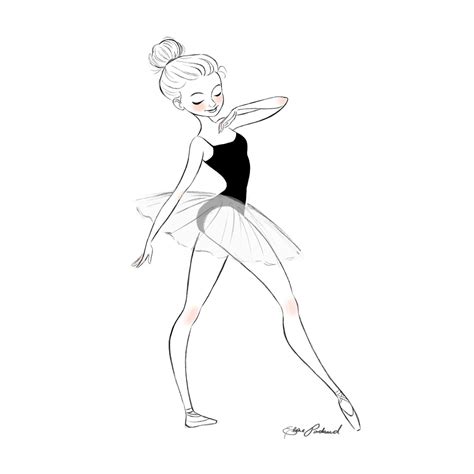 Ballerina Poses Drawing