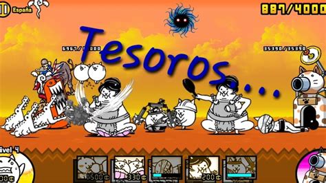 Recolectando Tesoros The Battle Cats YouTube