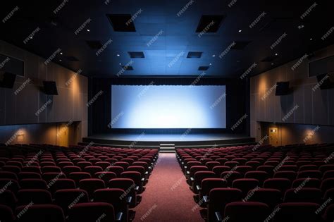 Premium Photo | Wideangle shot of a modern auditorium