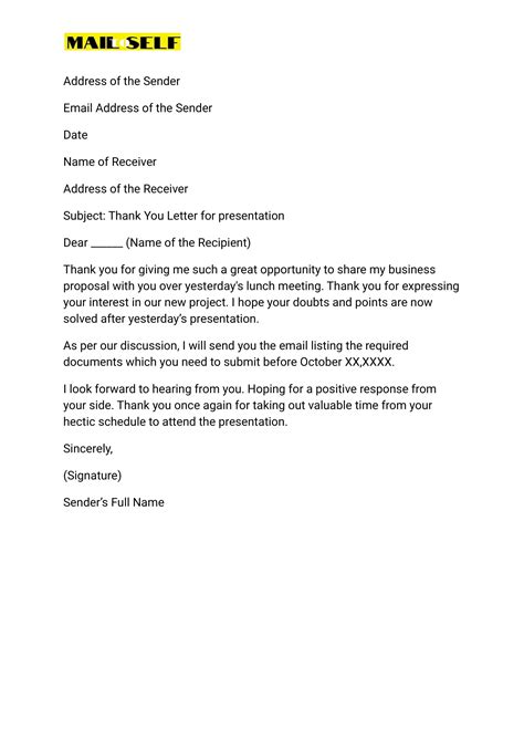 Sample Thank You Note After Business Meeting 10