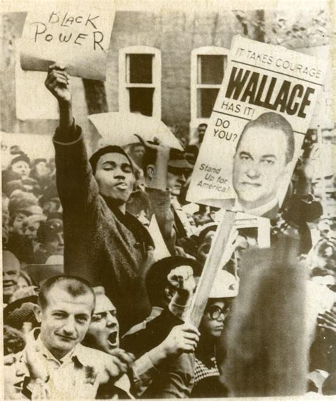 A Protester Trolls A Campaign Rally For Presidential Candidate And Alabama Governor George