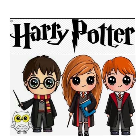 Desenho Kawaii Harry Potter