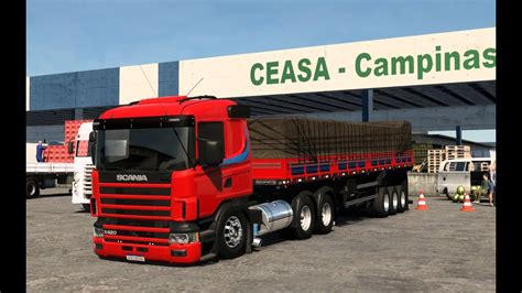 Scania R Escape Direto No Puxe Da Batata Conex O Ceasa Ets Rotas