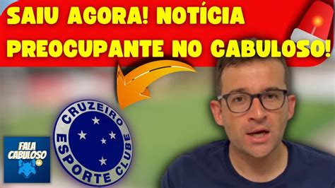 SAMUEL VENÂNCIO NOTÍCIAS DO CRUZEIRO HOJE INFELIZMENTE ACONTECEU E