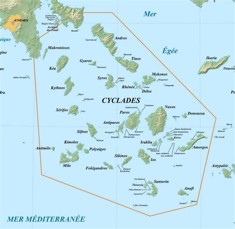 Islas Griegas Mapa Mapa