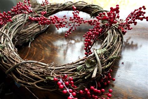 DIY Red Berry Wreath on the Cheap! - The Creek Line House