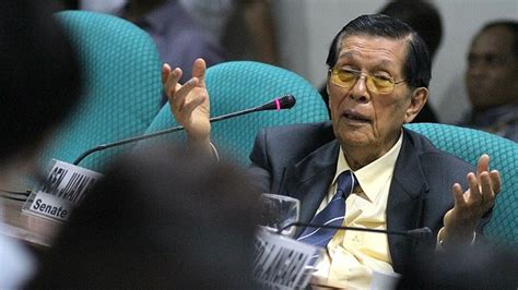 Enrile to deliver speech but 'not explosive like Yolanda’