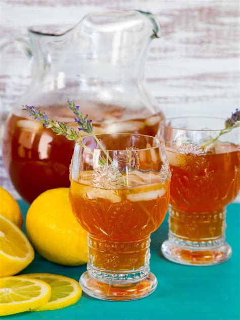 Lemon Lavender Iced Tea - Refreshing Floral Recipe