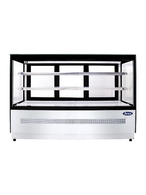 Vitrina Refrigerada De Piso Rectangular Atosa Wdf F Equi Par