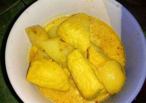 Resep Sayur Tahu Kuah Santan Kuning Resep Telor Tahu Tempe Kuah