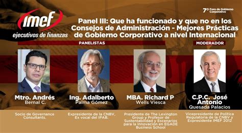 Foro De Gobierno Corporativo Governance Consultants