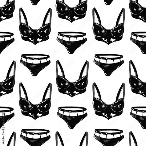 Digital Paper Erotic Lingerie BDSM Background Stock Vector Adobe Stock