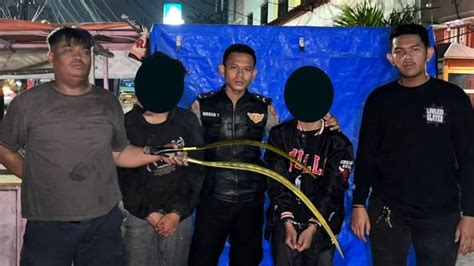 Polisi Tangkap Dua Remaja Jual Beli Sajam Gangster Di Karawaci