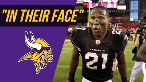 Vikings' Patrick Peterson Throws 'In Their Face' Diss at Cardinals