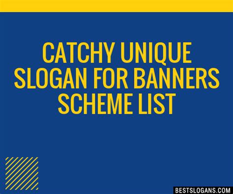 100+ Catchy Unique For Banners Scheme Slogans 2024 + Generator ...