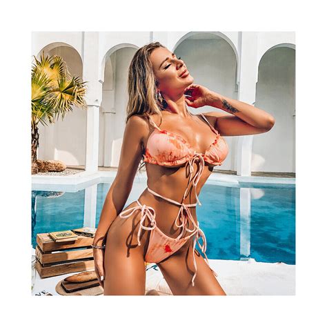 Women Swimwear Sexy Bikini Hollow Out Swimsuit Thong Biquini Cross