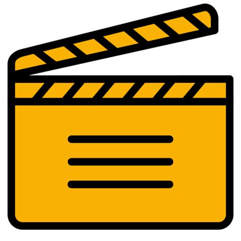 Claqueta Iconos Gratis De Cine