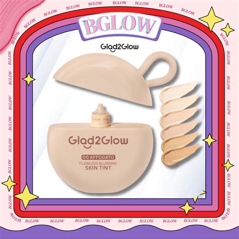 jual gladglow flawless blurring skin tint gr skin  finish soft