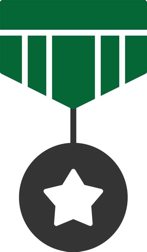 Medal Glyph Two Color Vector Art At Vecteezy