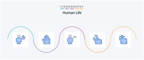 Human Blue 5 Icon Pack Including keep. zoom. avatar. pinch. performance ...