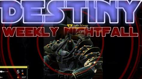 Destiny Weekly Nightfall Week 9 Mars Solo YouTube