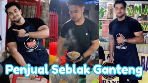 Penjual Seblak Viral Karena Berwajah Tampan Pakai Celemek Hingga Lihai