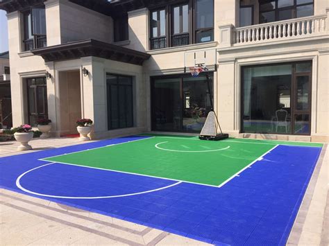 Portable PP Sport Interlocking Floor Tiles For Basketball Court With