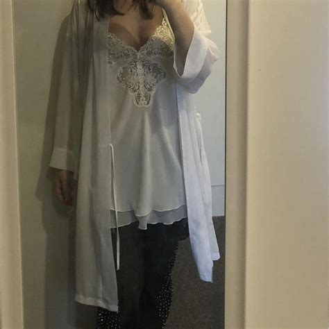 Vintage Lingerie Top No Size But Would Say Its A Depop