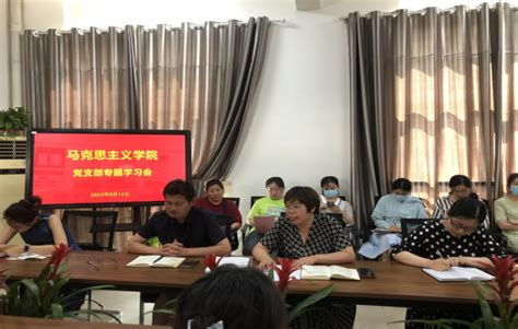 铸牢中华民族共同体意识 推动构建人类命运共同体——马克思主义学院党支部召开专题学习会议 马克思主义学院