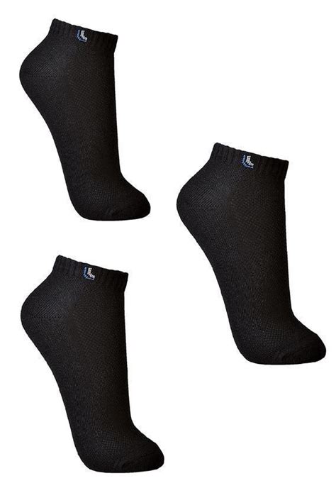 Kit 3 Pares de Meia Básica Preta 3225 089 Lupo Le Lingerie