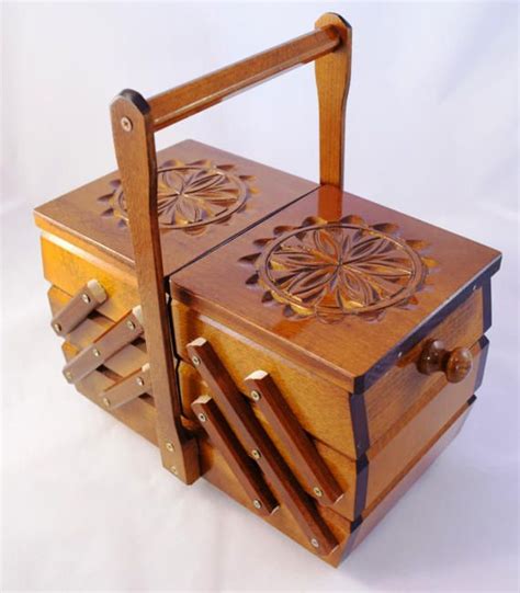 Wooden Sewing Boxes