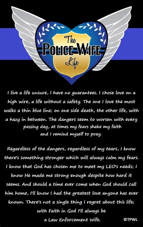 The Police Wife Prayer Love This Cop Wife Police Officer Wife Deputy Wife Police Wife Life