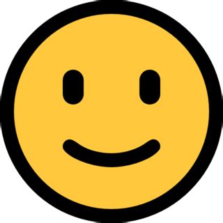 Slightly Smiling Face Emoji On Microsoft Windows 11