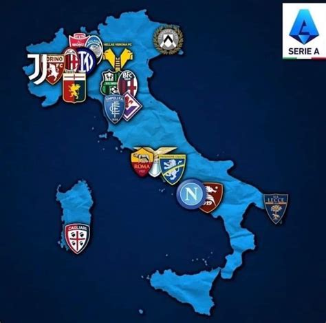 Map of Serie A : r/udinese