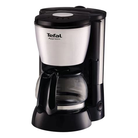 Tefal Compact Apprecia Coffee Maker - 0.6 Liters, 6-Cup, 600W, Metallic ...