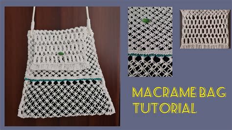 Macrame Bag Macrame Purse Tutorial Macrame Pouch Pattern Macrame